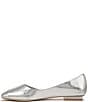 Color:Silver - Image 5 - Sarto by Franco Sarto Tracy Metallic Leather d'Orsay Flats