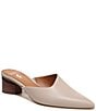 Color:Bone - Image 1 - Sarto by Franco Sarto Visa Leather Pointed Toe Mules