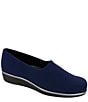 Color:Navy - Image 1 - Bliss Flex Fabric Slip-Ons