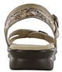 Color:Multi Snake Taupe - Image 2 - Duo Snake Print Leather Sandals