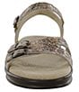 Color:Multi Snake Taupe - Image 4 - Duo Snake Print Leather Sandals