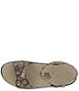 Color:Multi Snake Taupe - Image 5 - Duo Snake Print Leather Sandals
