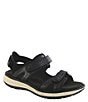 Color:Black Ash - Image 1 - Embark Leather Heel Strap Speckled Sport Sandals