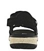 Color:Black Ash - Image 2 - Embark Leather Heel Strap Speckled Sport Sandals