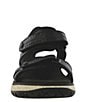 Color:Black Ash - Image 4 - Embark Leather Heel Strap Speckled Sport Sandals