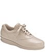 Color:Bone - Image 1 - Free Time Woven Side Oxfords