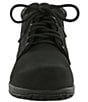 Color:Black/Moondust - Image 4 - Gretchen Water Resistant Leather Lace-Up Booties