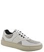 Color:Sand Dune - Image 1 - High Street-X Leather and Twill Sneakers