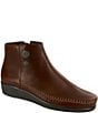 SAS Jade Leather Wedge Ankle Booties - Image 1