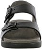 Color:Black - Image 4 - Men's Bravo Heel Strap Sandals