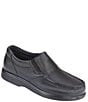 Color:Black - Image 1 - Men's Side Gore Slip-On Loafers