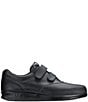 Color:Black - Image 2 - Men's VTO Leather Walking Shoes