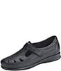 Color:Black - Image 3 - Roamer Leather Strap Flat Loafers