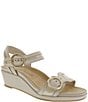 SAS Seight Leather Wedge Sandals - Image 1