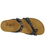 Color:Black - Image 5 - Shelly Leather Slide Sandals