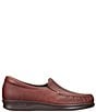 Color:Mulch - Image 2 - Twin Leather Moc Toe Loafers