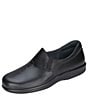 Color:Black - Image 3 - Viva Leather Slip-On Loafers