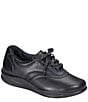Color:Black - Image 1 - Walk Easy Lace-Up Sneakers