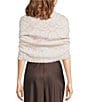 SASSO + SMYTH Abstract Jacquard Evening Wrap - Image 2