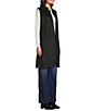 SASSO + SMYTH Bibi Long Vest, Color:Black - Image 4