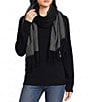 SASSO + SMYTH Double Sided Fringe Scarf Wrap - Image 1