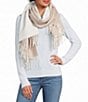 SASSO + SMYTH Double Sided Fringe Scarf Wrap - Image 3