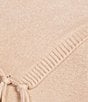 SASSO + SMYTH Fringe Oversized Collar Knit Poncho - Image 4