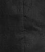 SASSO + SMYTH Linen V-Neck Short Sleeve Back Detail Top - Image 3
