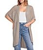 SASSO + SMYTH Open Weave Knit Kimono - Image 6