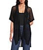 SASSO + SMYTH Open Weave Knit Kimono - Image 1