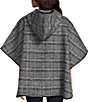 SASSO + SMYTH Plaid Hooded Poncho - Image 2