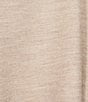 SASSO + SMYTH Two Tone Fringe Scarf Wrap, Color:Taupe - Image 3