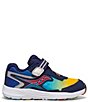 Color:Blue/Yellow - Image 2 - Boys' Ride 10 Jr. Running Sneakers (Infant)