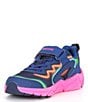 Color:Neon/Blue/Pink - Image 4 - Girls' Flash A/C 3.0 Running Sneakers (Youth)