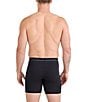 SAXX 3-Pack 6#double; Cotton Boxer Briefs, Color:Black/Turbulence/Maroon - Image 2