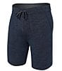 Color:Ink Heather - Image 1 - 365 Heathered Active Lounge Shorts