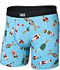 SAXX Daytripper Comfort Stretch Holiday Print Boxer Briefs - Image 1