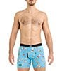 SAXX Daytripper Comfort Stretch Holiday Print Boxer Briefs - Image 2