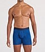 SAXX Drop Temp Cooling Cotton 6#double; Boxer Briefs 2-Pack, Color:Plaid/Dark Ink - Image 2