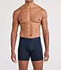 SAXX Drop Temp Cooling Cotton 6#double; Boxer Briefs 2-Pack, Color:Plaid/Dark Ink - Image 4