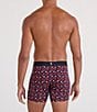 SAXX Drop Temp Cooling Cotton 6#double; Boxer Briefs, Color:Fox Check-Navy - Image 3