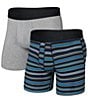 SAXX DropTemp™ Cooling 6#double; Boxer Briefs 2-Packs, Color:Dark Grey Heather - Image 1