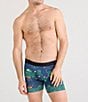 SAXX DropTemp™ Cooling Solid/Printed 5#double; Boxer Briefs 2-Pack, Color:Buzzcut/Black - Image 2