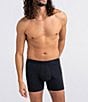 SAXX DropTemp™ Cooling Solid/Printed 5#double; Boxer Briefs 2-Pack, Color:Buzzcut/Black - Image 3