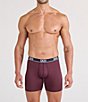 SAXX Essential Performance Mesh 6#double; Boxer Briefs 3-Pack, Color:Red/Maroon/Black - Image 4