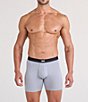 SAXX Essential Solid 6#double; Boxer Briefs 3-Pack, Color:Tradewinds/Indigo/Maroon - Image 2