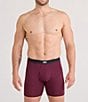 SAXX Essential Solid 6#double; Boxer Briefs 3-Pack, Color:Tradewinds/Indigo/Maroon - Image 6
