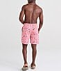Color:Flamingo - Image 4 - Go Coastal Two-In-One Retro-Inspired 7#double; Inseam Volley Shorts