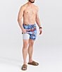 Color:Sky - Image 3 - Hawaiian Pizza Two-In-One 5 Inseam Volley Shorts
