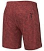 Color:Palm Camouflage Deserted - Image 2 - Multi-Sport Two-In-One Palm Print 7#double; Inseam Lounge Shorts